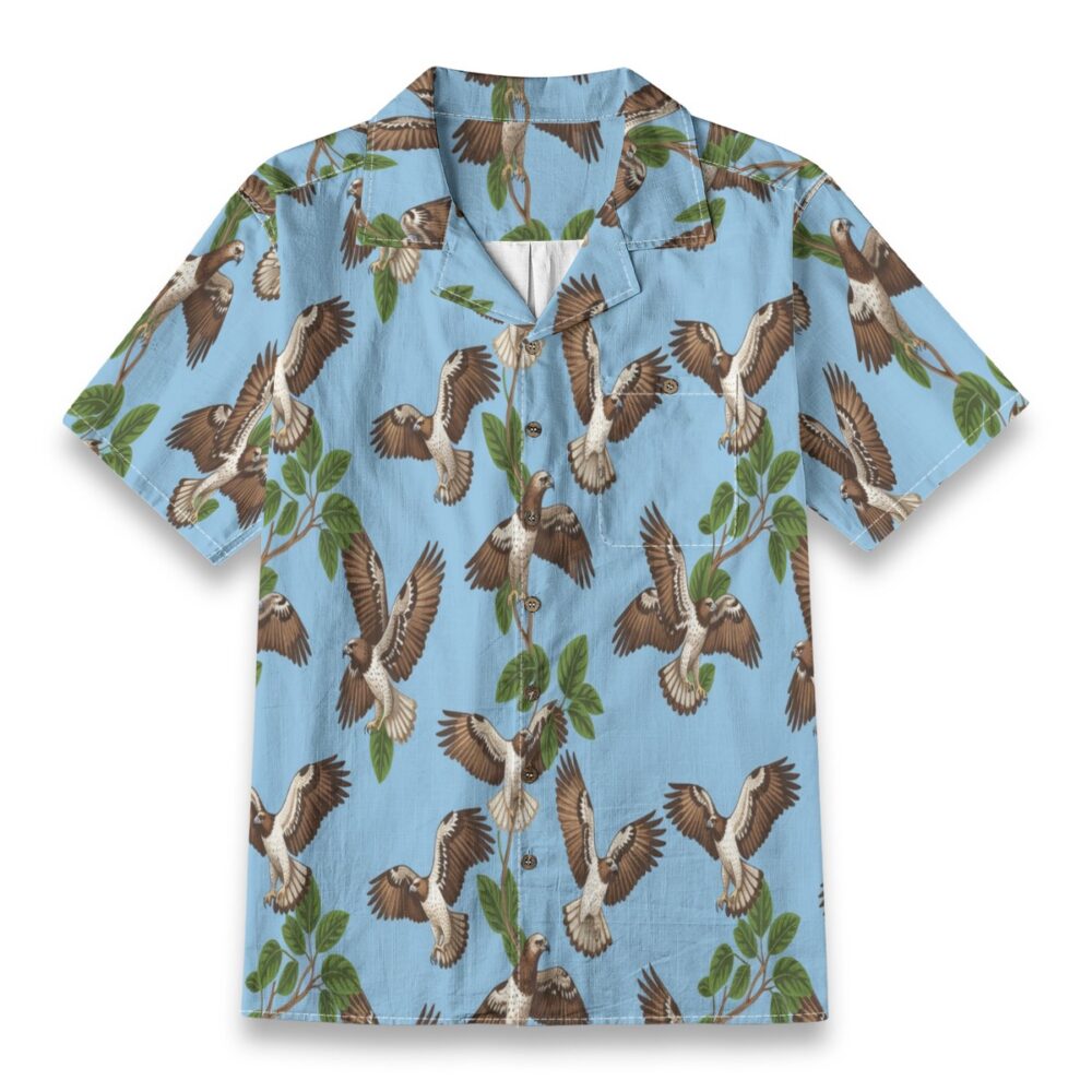 Sun Bear Golden Jungle Warm Tone Aloha Shirt