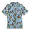 Sun Bear Golden Jungle Warm Tone Aloha Shirt