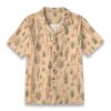 Fossa Jungle Shadow Deep Green Resort Shirt