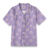 Aster Blossom Lavender Soft Floral Hawaiian Shirt