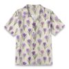 Crocus Bloom Cream Spring Floral Tropical Shirt