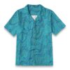 Sea Current Mesh Teal Ocean Resort Shirt